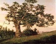 Charles W. Bartlett Charter Oak painting